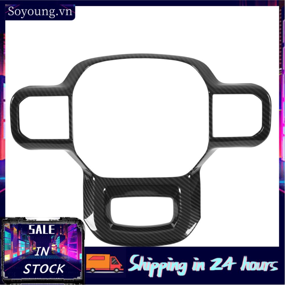 Soyoung Steering Wheel Trim  Anti Aging Decorative Stylish Panel Cover for Cars