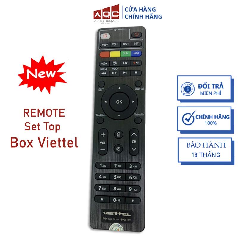 Điều khiển IR Set Top Box Viettel đời mới nhất - Remote box Viettel sử dụng đầu box viettel loại đẹp