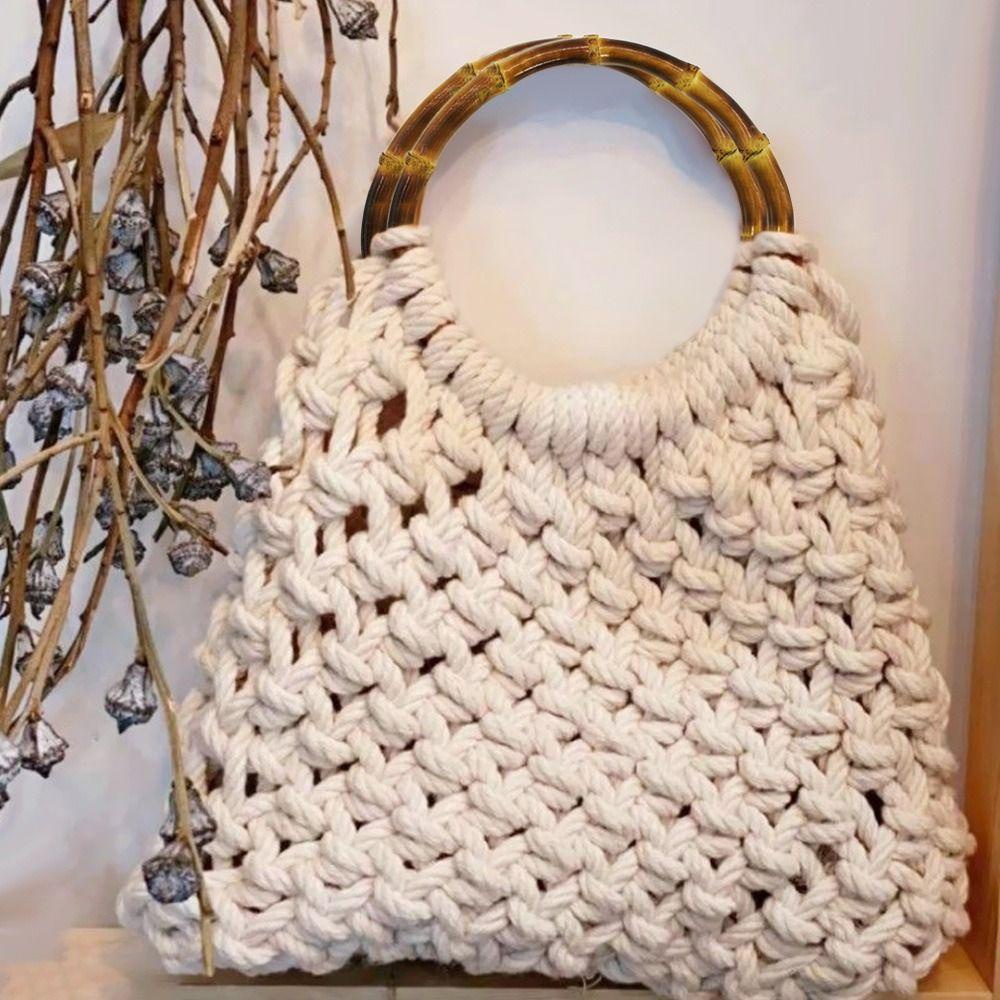 UUMIR Tay Cầm Bằng Tre Cho Túi Xách Handmade