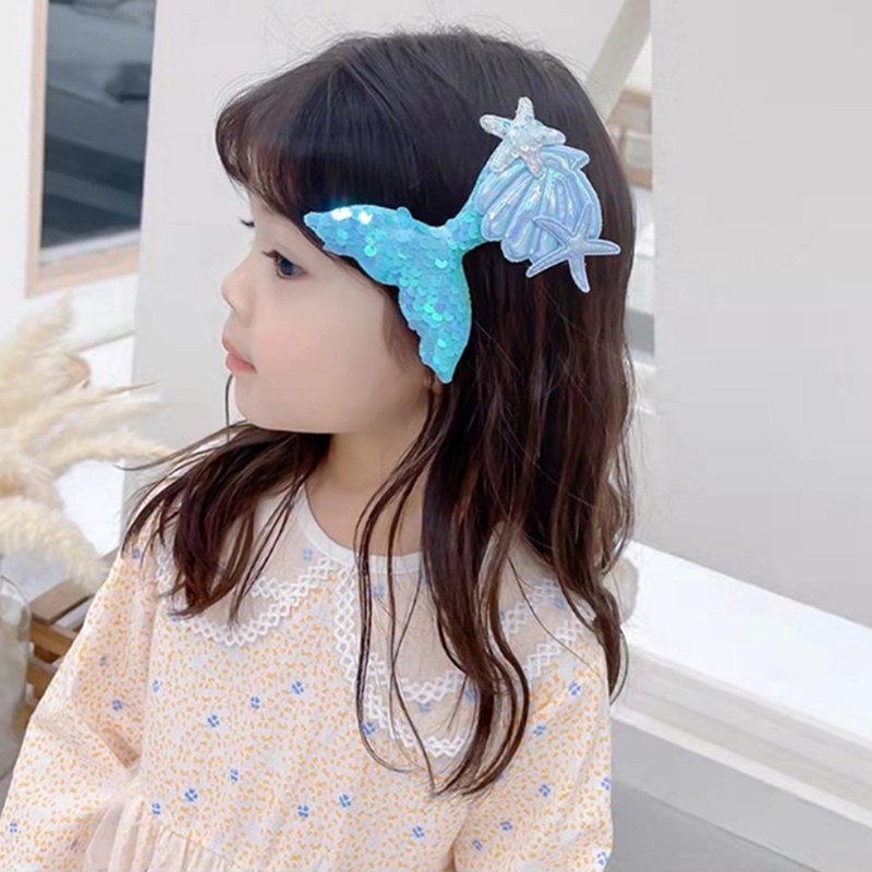 Kẹp Tóc Hình Vỏ Sò Đáng Yêu Dành Cho Bé Gái