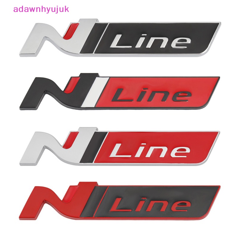 Huy Hiệu Kim Loại 3D Trang Trí Thân Xe Hơi Hyundai N LINE i30 i20