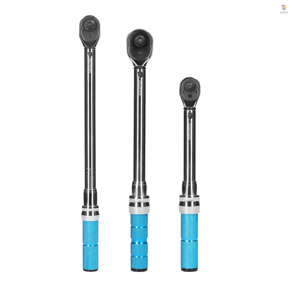 Cờ Lê Mô Men Xoắn 1 / 2 Inch 20~210Nm Bằng Thép Chrome Vanadium Độ Chính Xác Cao Kèm Hộp Đựng Cho Sửa Chữa Xe Đạp