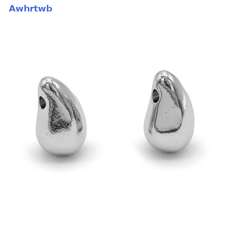 Mặt Vòng cổ Hình Giọt Nước Bằng Thép Không Gỉ DIY Mới