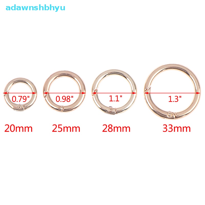 Set 2 Khóa Chữ O Bằng Kim Loại Chuyên Dụng Cho Túi Xách