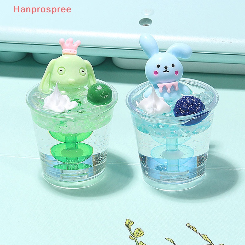 Cốc Nhựa Phát Quang Hình Búp Bê Hoạt Hình Mini Dễ Thương Dùng Làm Móc Khóa / Trang Trí Túi Xách DIY