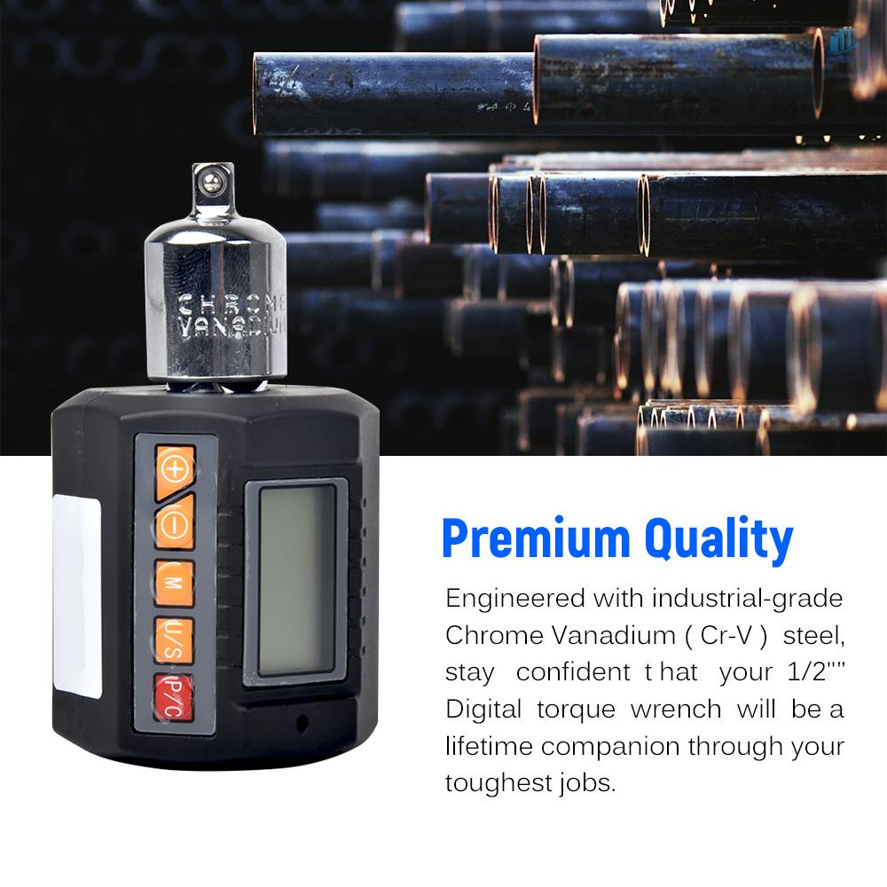 Máy Đo Mô Men Xoắn Điện Tử s2mwvn Với Màn Hình LCD Hiển Thị Nm, Kg-Cm, Ft-Lb, Tầm Xa 3-30Nm