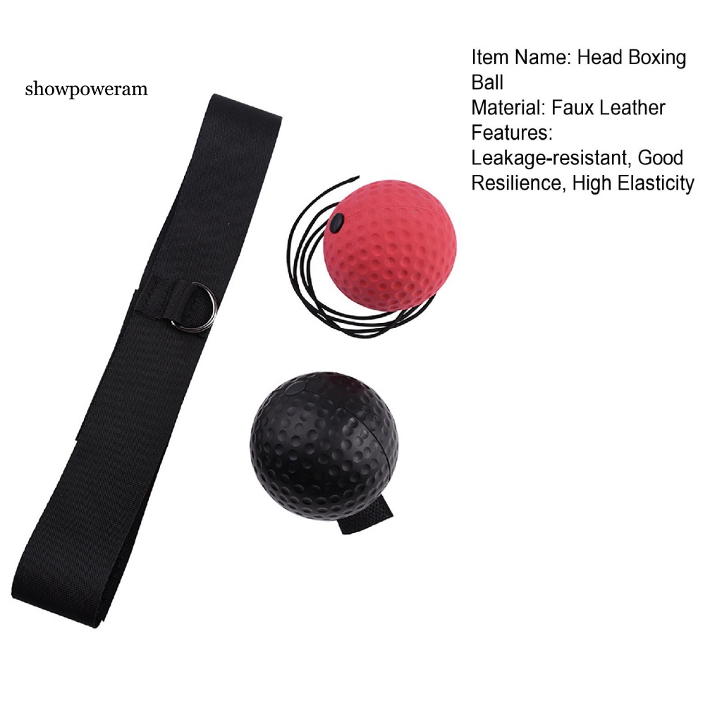 1 Set Băng Đô Và Bóng Da Giả Tập Boxing Chống Rò Rỉ