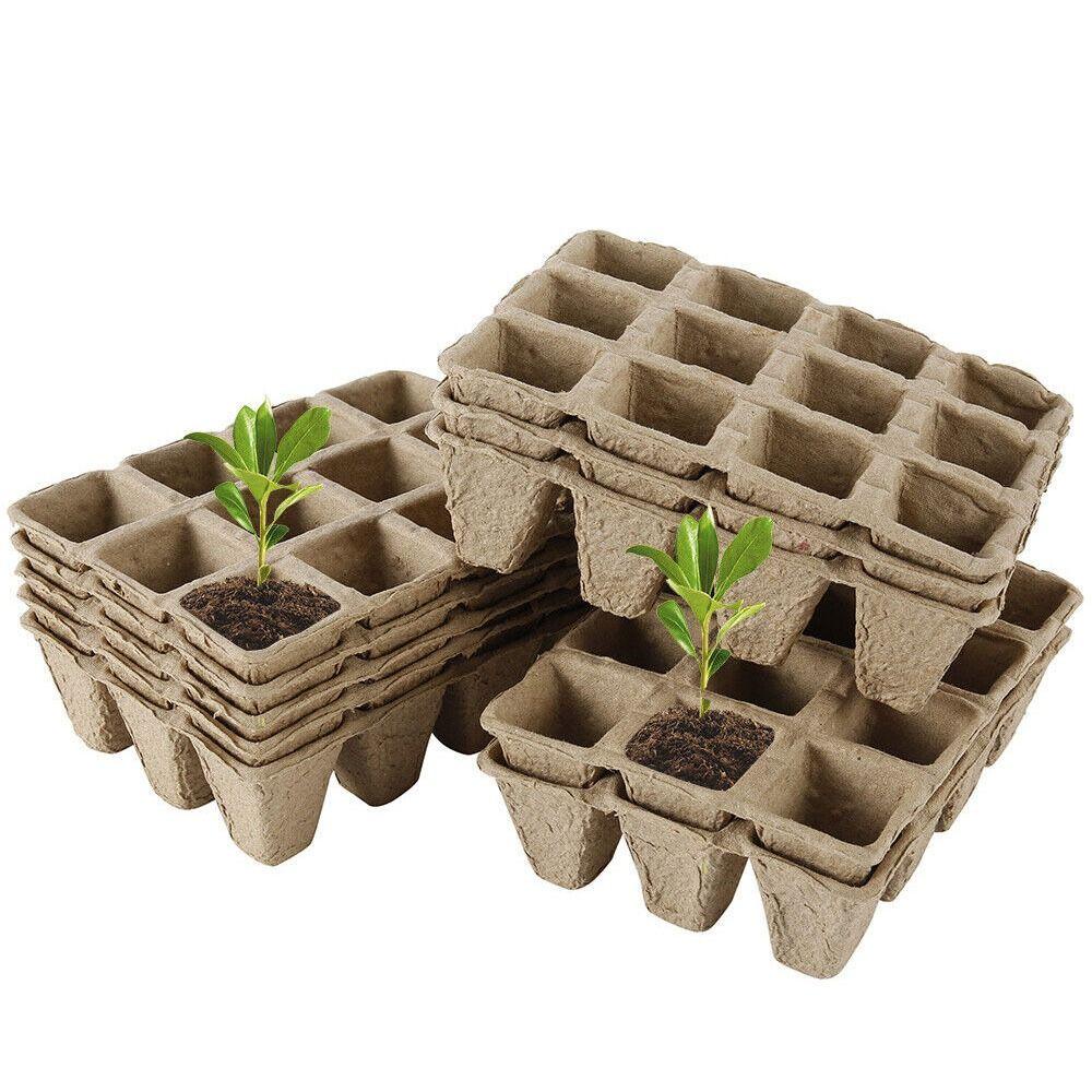 Khay Gieo Hạt 12 Ngăn Với Đế Gắn Nhãn Tiện Dụng Cho Sân Vườn