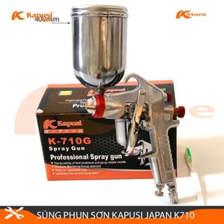 THIẾT BỊ PHUN SƠN k710 PRO. KAPUSI JAPAN K-4016. ĐẦU BÉC 1.5 - SÚNG PHUN SƠN