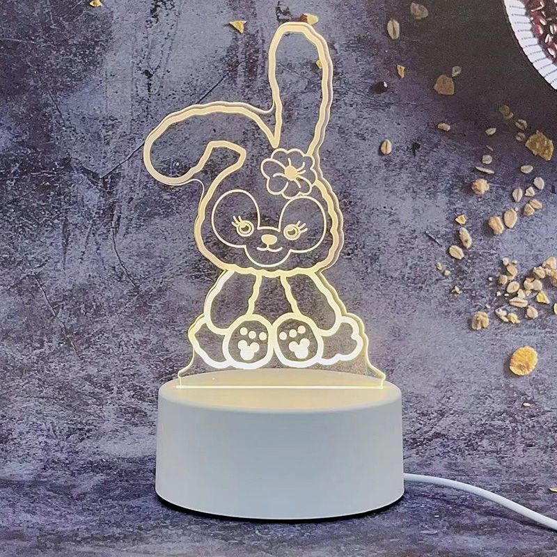 Đèn Ngủ Để Bàn Hình Gấu Dâu Tây Hoạt Hình Đáng Yêu Sáng Tạo Dành Cho Trẻ Mẫu Giáo