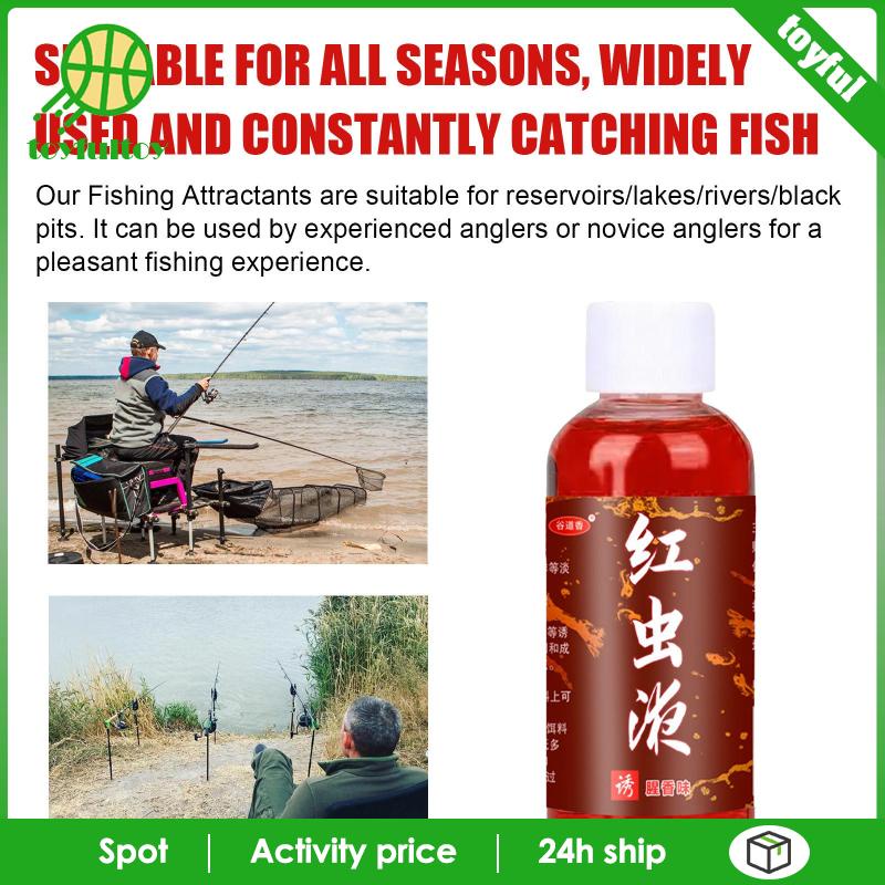 Đồ Chơi Hình Sâu Bướm Đỏ Đậm Đặc Có Hương Thơm Cho Mèo / Cá / Trout Crucian