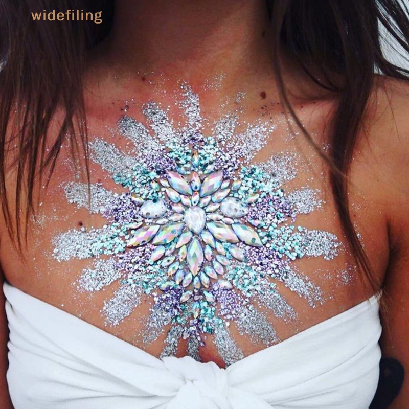 Miếng Dán Ngực Bằng Acrylic Đính Kim Cương Giả Quyến Rũ Cho Nữ