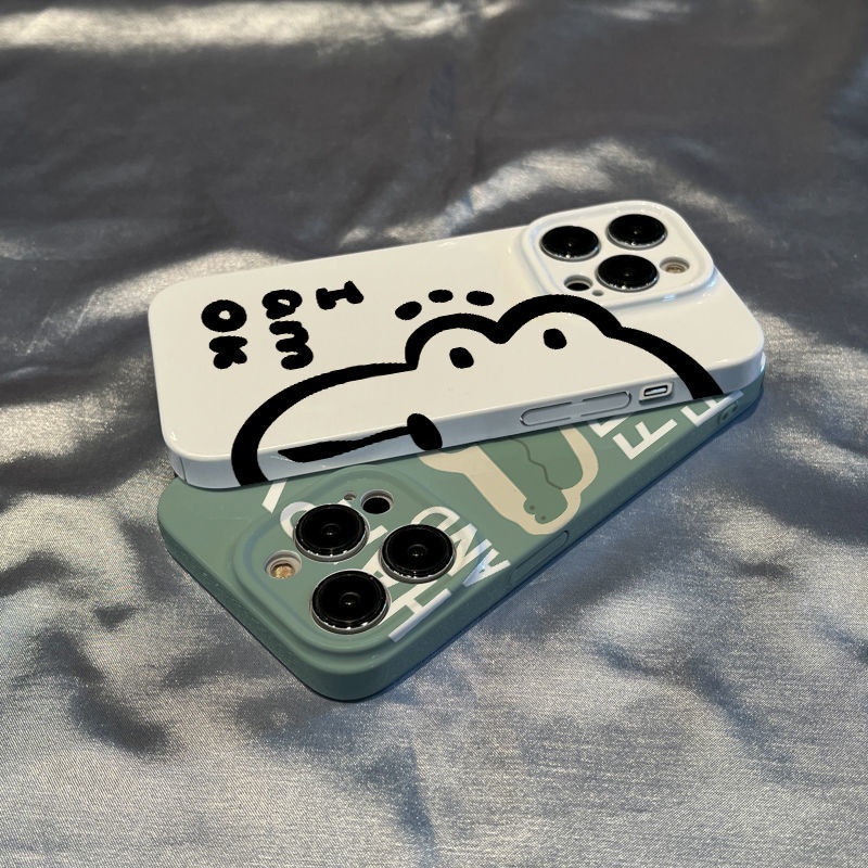 Ốp Điện Thoại In Hoạt Hình Cá Sấu Cho iPhone13 12 7814promax11 4PAY