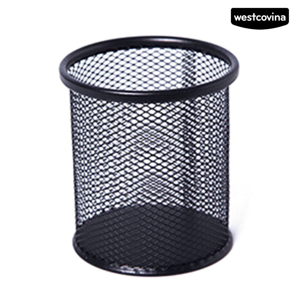 [COD]♪Giá Đỡ Bút Bằng Kim Loại Dạng Lưới Để Bàn Văn Phòng Tiện Lợi