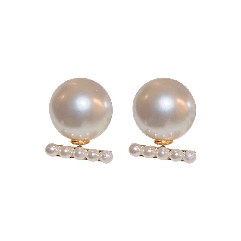 Bông Tai Đính Ngọc Trai Thời Trang Vintage Dành Cho Nữ