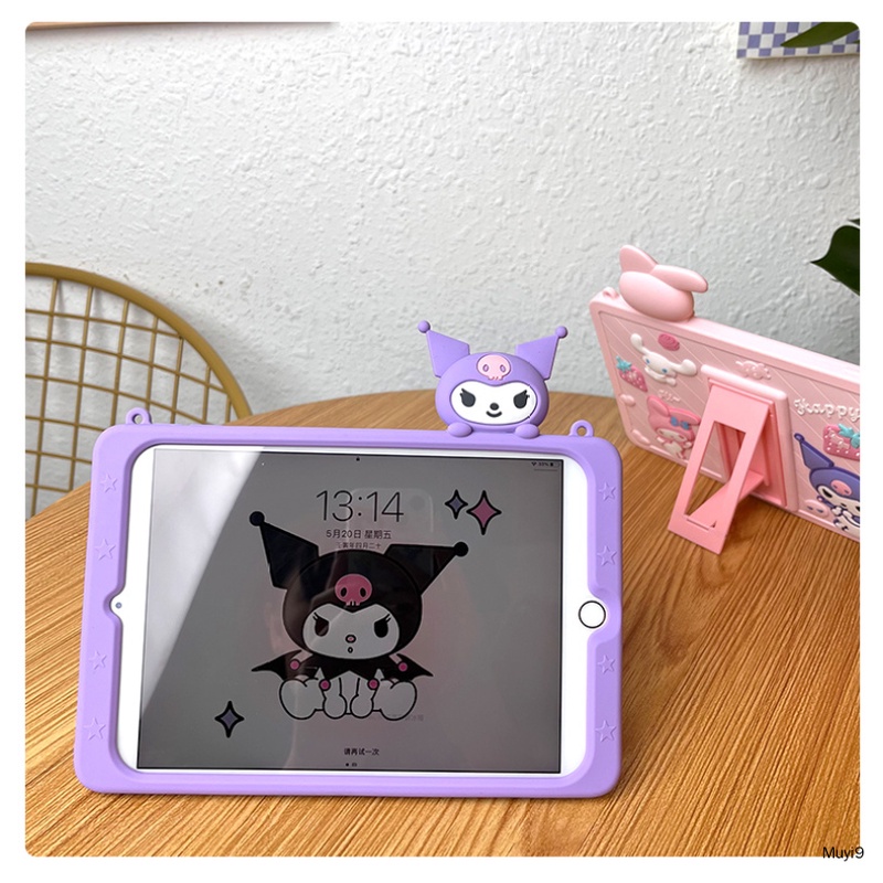 Bao Da Máy Tính Bảng In Hình Kuromi & Melody Thời Trang Cho Ipad 9Th 10.2 2022Ipad 10Th 10.9 Mini 5 Ipad 9.7 Air 4 / 5 Pro 10.5 / 11