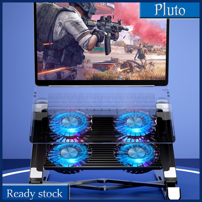 Mới Giá Đỡ Tản Nhiệt Laptop Bằng Hợp Kim Nhôm Có Thể Gấp Gọn Tiện Dụng