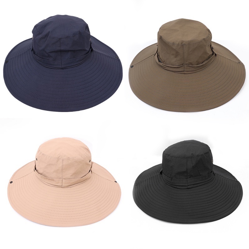 Nón Tai Bèo Vành Rộng Phối Lưới Chống Tia UV Chống Thấm Nước Thoáng Khí Tùy Chỉnh Thời Trang Mùa Hè Cho