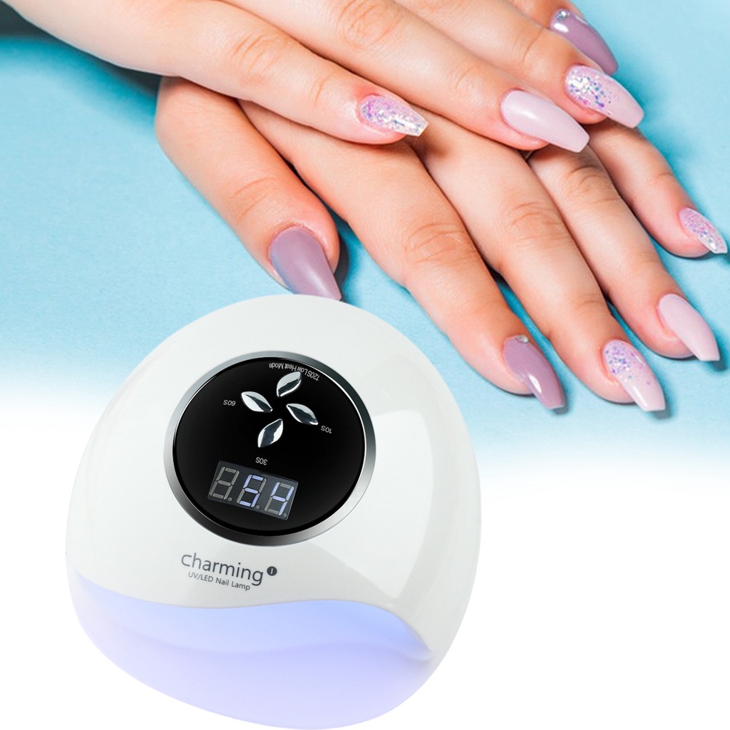 1 Bộ Đèn LED UV Làm Khô Móng Công Suất Cao Bằng Nhựa Không Gây Khó Chịu Cao Thân Thiện Với Môi Trường