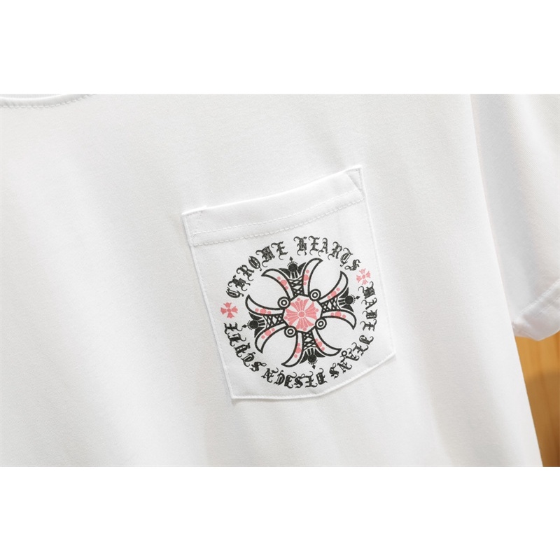 Áo Thun Tay Ngắn In Hoa Thập Giá Màu Hồng Chr88Come &amp; - Jkrtujdjh