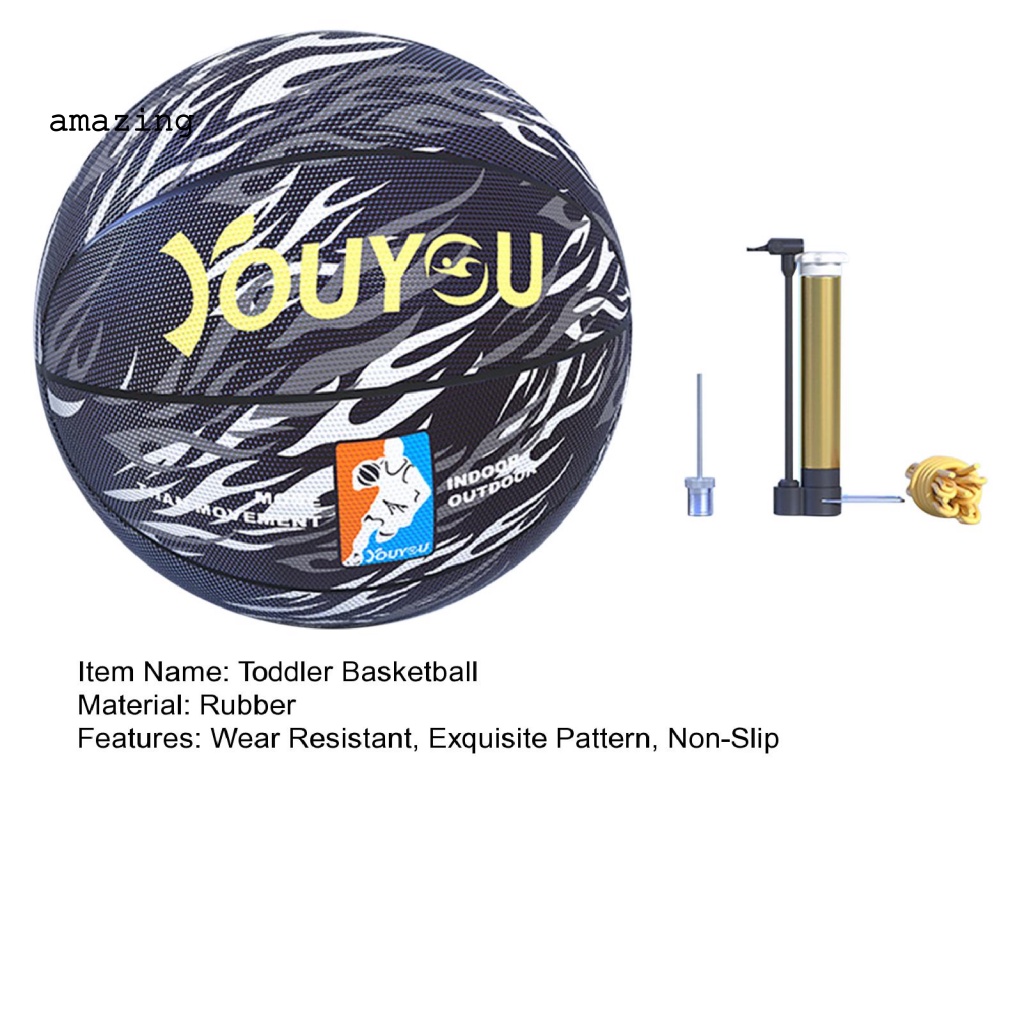 1 Bộ Đồ Chơi Bóng Rổ Bơm Hơi Chống Rò Rỉ Dành Cho Trẻ Em