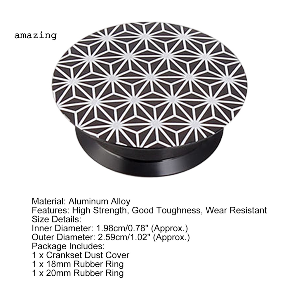 [AM] Vỏ Bọc Trục Quay Dây Xích Xe Đạp Cứng Cáp In Hình Hoa Cúc