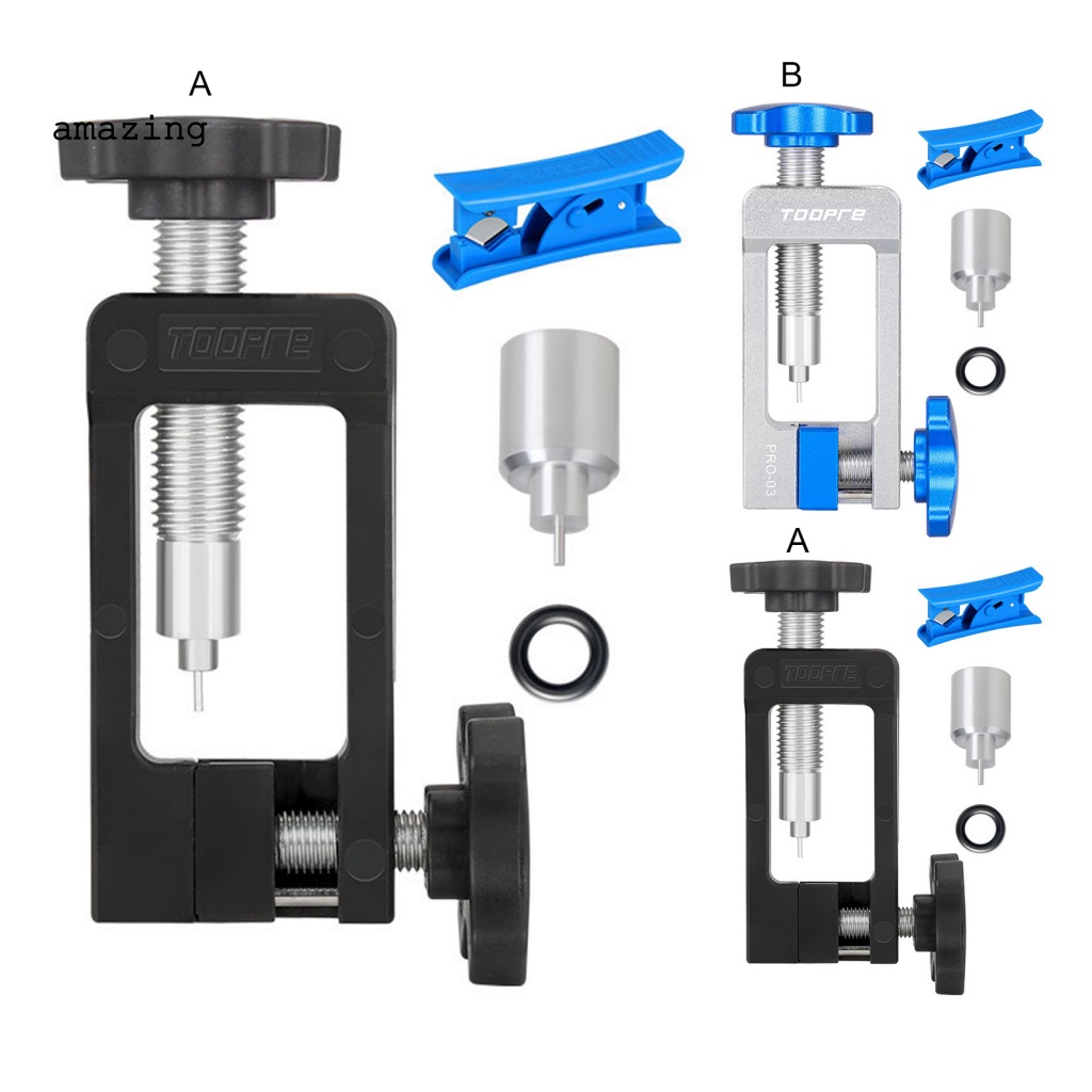 1 Bộ Ống Bơm Dầu Chống Oxy Hóa Thiết Kế Hình Chữ Thập Cho Ống Dầu MTB