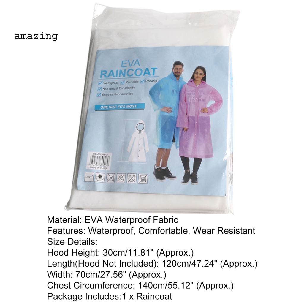 Áo Mưa Gấp Gọn Thoải Mái Tiện Dụng Khi Đi Câu Cá / Cắm Trại