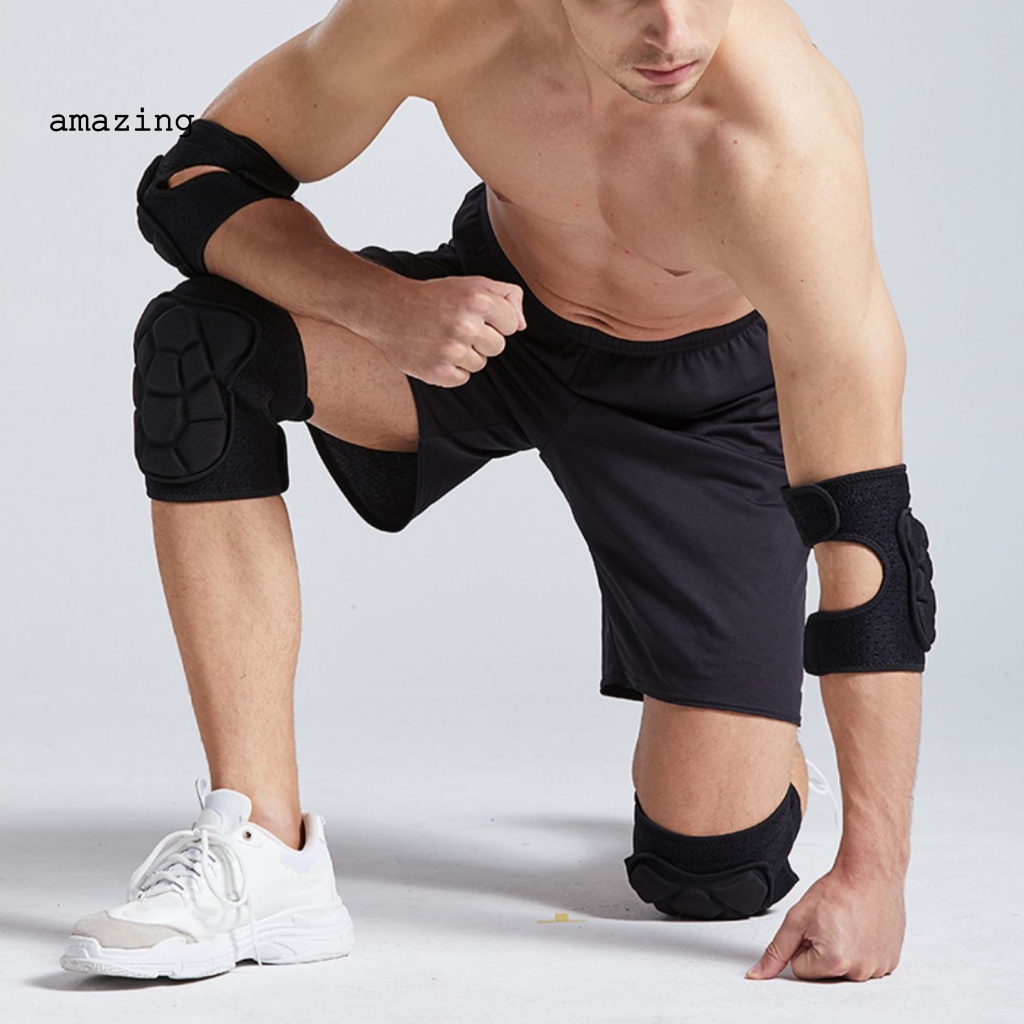 1 Cặp Đệm Bảo Vệ Đầu Gối Thoải Mái Chống Ngã Khi Lái Xe / Trượt Tuyết Cho Nam