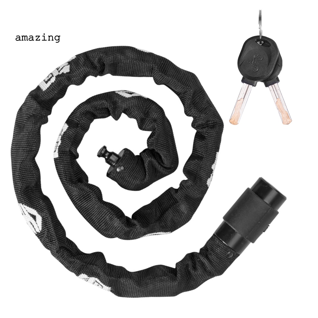 Bộ Khóa Xe Đạp Kèm Chìa Khóa Có Thể Điều Chỉnh Tiện Dụng