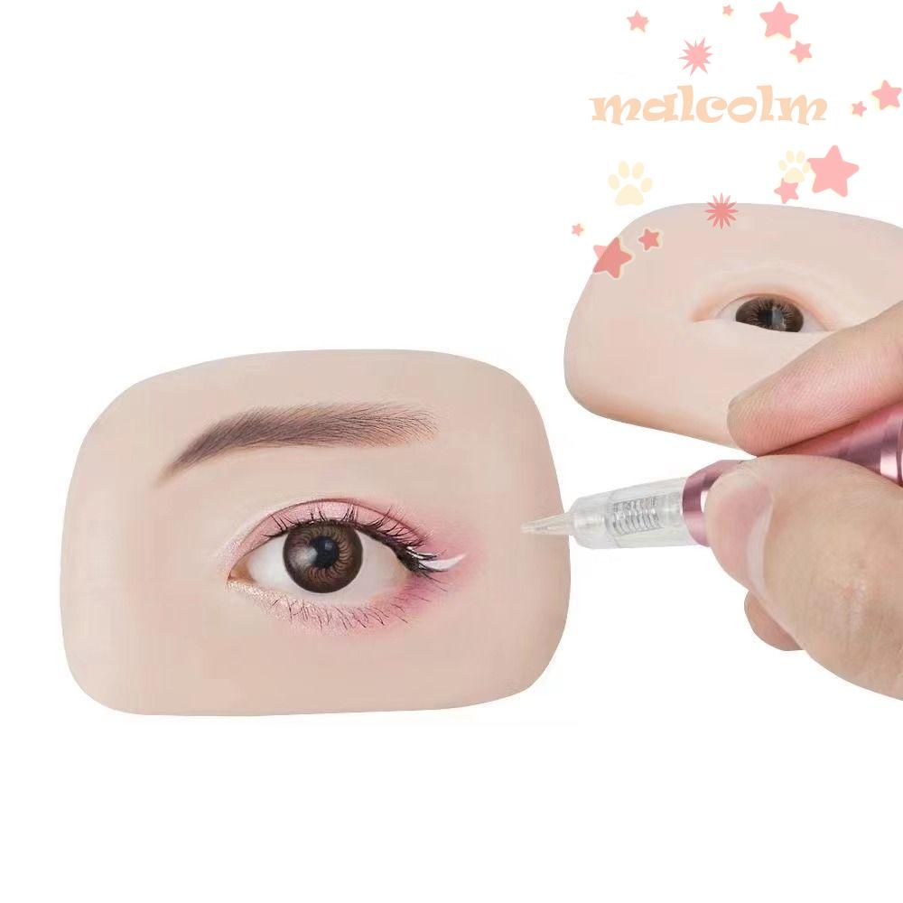 Bảng Khuôn Vẽ Xăm Lông Mày Đầu Bán Vĩnh Viễn Malcom Dành Cho Luyện Tập Trang Điểm