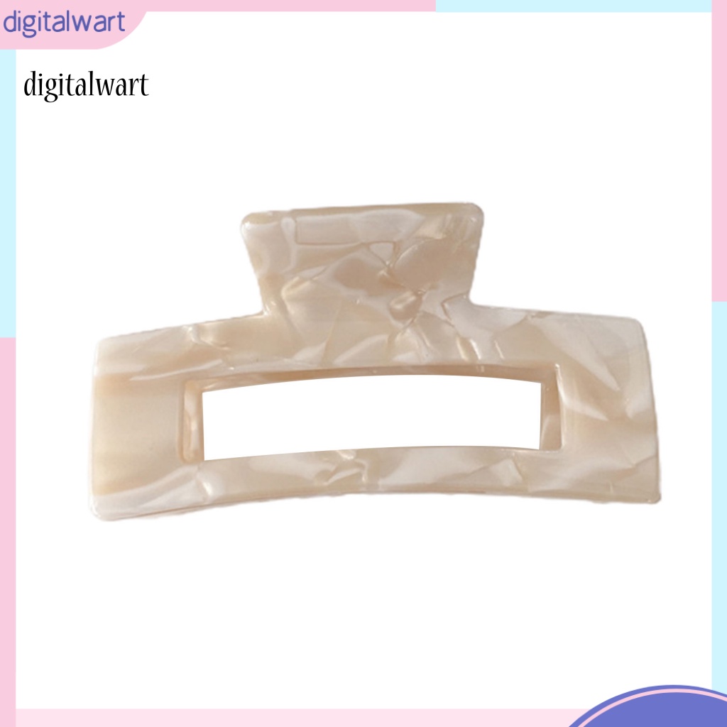 Kỹ Thuật Số| Kẹp Tóc Càng Cua Chống Trượt Hình Vuông Cổ Điển Cho Nữ