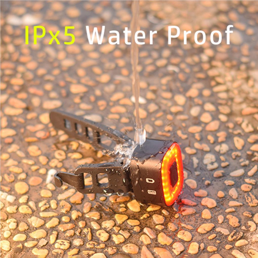 Đèn LED Hậu Xe Đạp Sạc USB 3 Chế Độ Chống Nước An Toàn