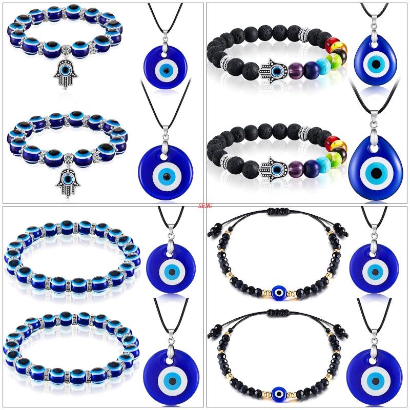 Dây Chuyền Dạng Chuỗi Hạt May Mắn 4 Kiểu Boho Cho Bạn Bè