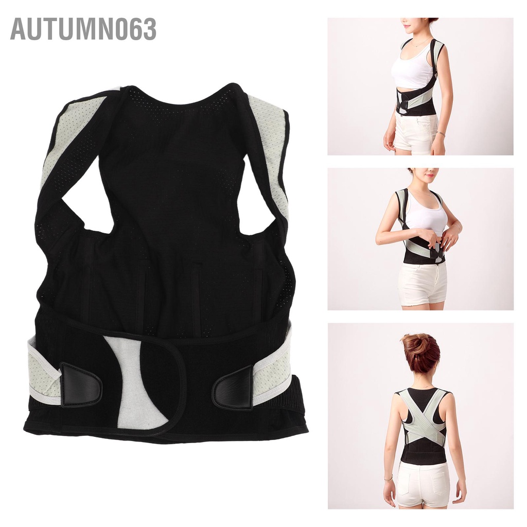 Autumn063 Tư Thế Corrector Thoáng Khí Lưng Có Thể Điều Chỉnh Máy Duỗi Vai Người Hỗ Trợ Nẹp Cho Lớn Trẻ Em