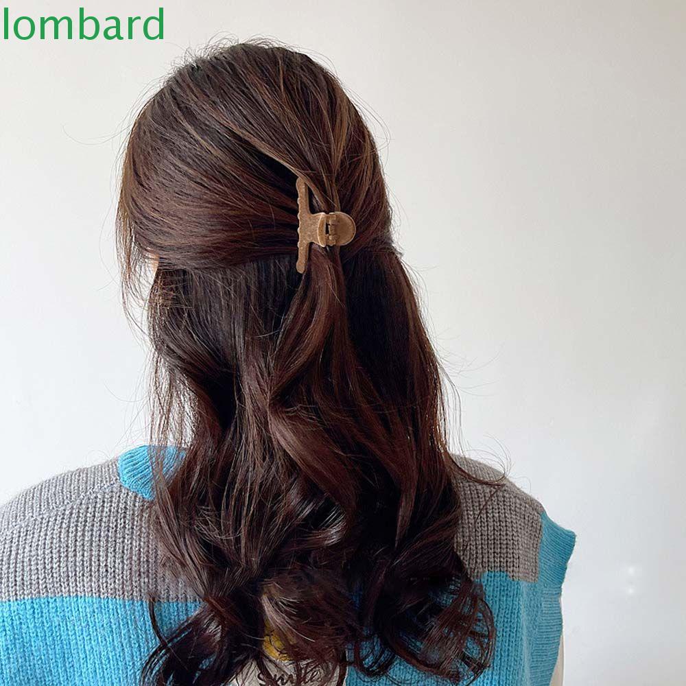 Kẹp Tóc Nữ Hình Chữ M Họa Tiết Hoa Thời Trang Thu Đông Thanh Lịch