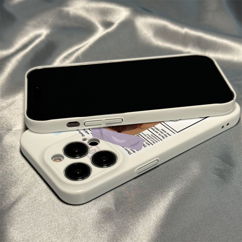 Ốp Điện Thoại Cứng Họa Tiết Nhãn Dán Phong Cách Âu Mỹ Thời Trang Cho iPhone14pro pro13 0DJR 14