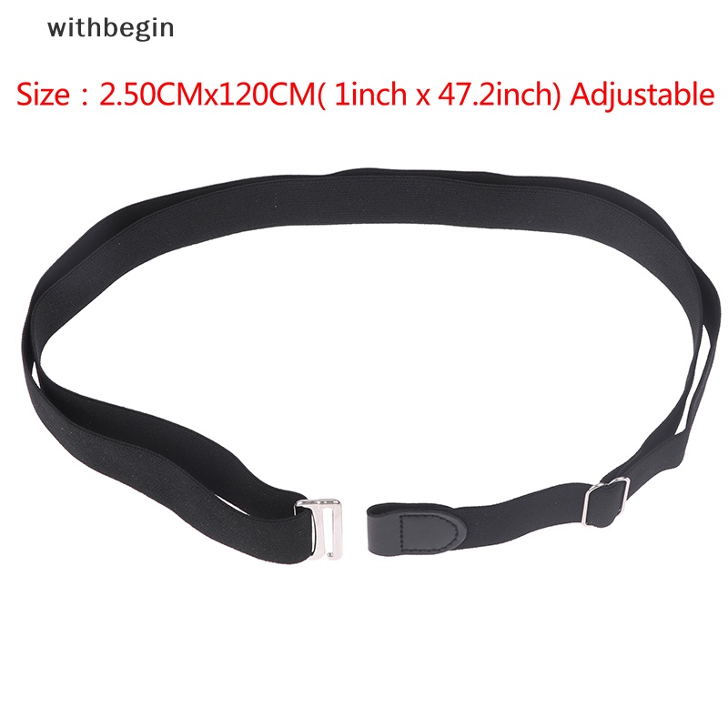 1 Dây Đai Giữ Áo Sơ Mi Chống Nhăn / Trượt Có Thể Điều Chỉnh