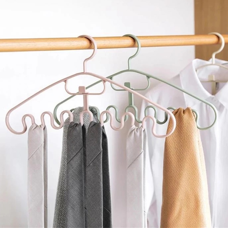 Giá Đỡ Phơi Cà Vạt / Khăn Tắm / Túi Xách Chống Trượt Tiết Kiệm Không Gian Có Thể Xếp Chồng Lên Nhau