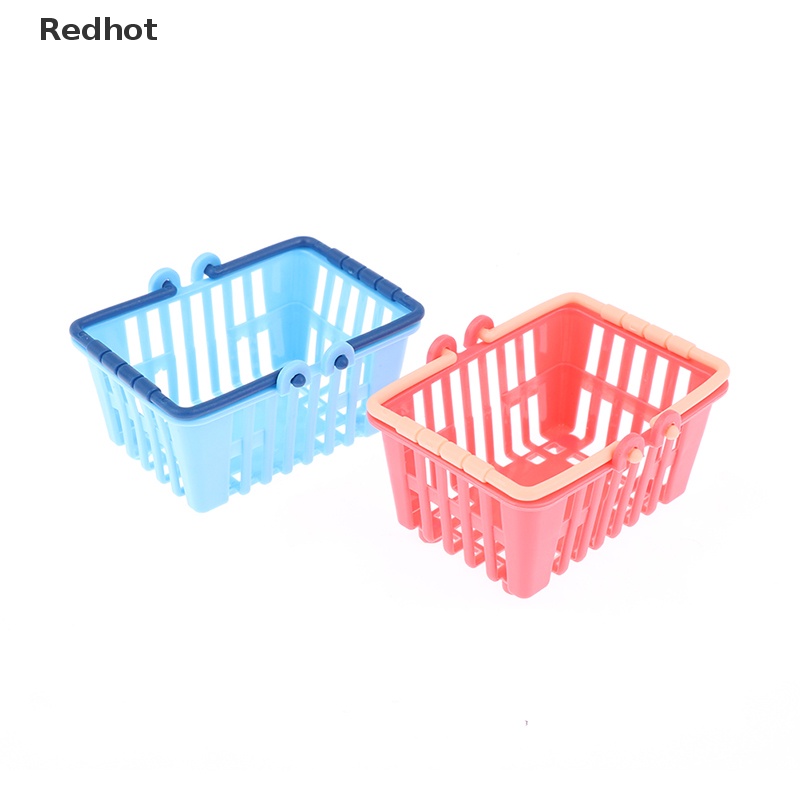 < Redhot > Giỏ Mua Sắm Đồ Chơi Mini Cho Nhà Búp Bê