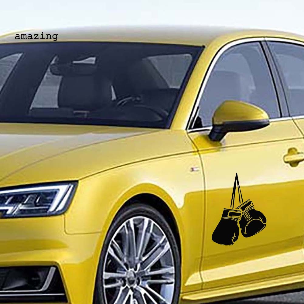 Miếng Dán Hình Găng Tay Boxing Độc Đáo Trang Trí Xe Hơi / Xe Tải