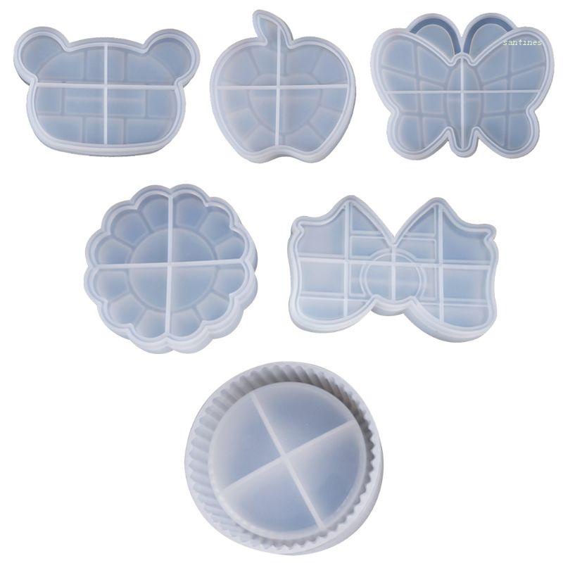 Khuôn Làm Trang Sức Hình Gấu / Bướm Bằng Nhựa Resin Pha Lê UV DIY