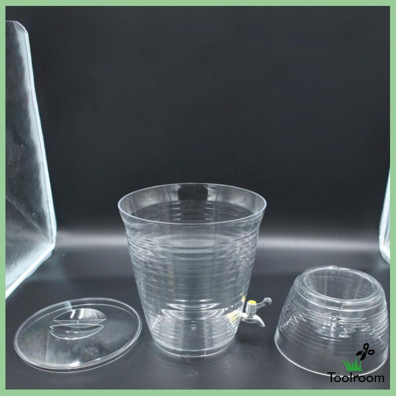 Bình Đựng Nước Bằng Thép Không Gỉ 10L Kèm Nắp Đậy Tiện Dụng