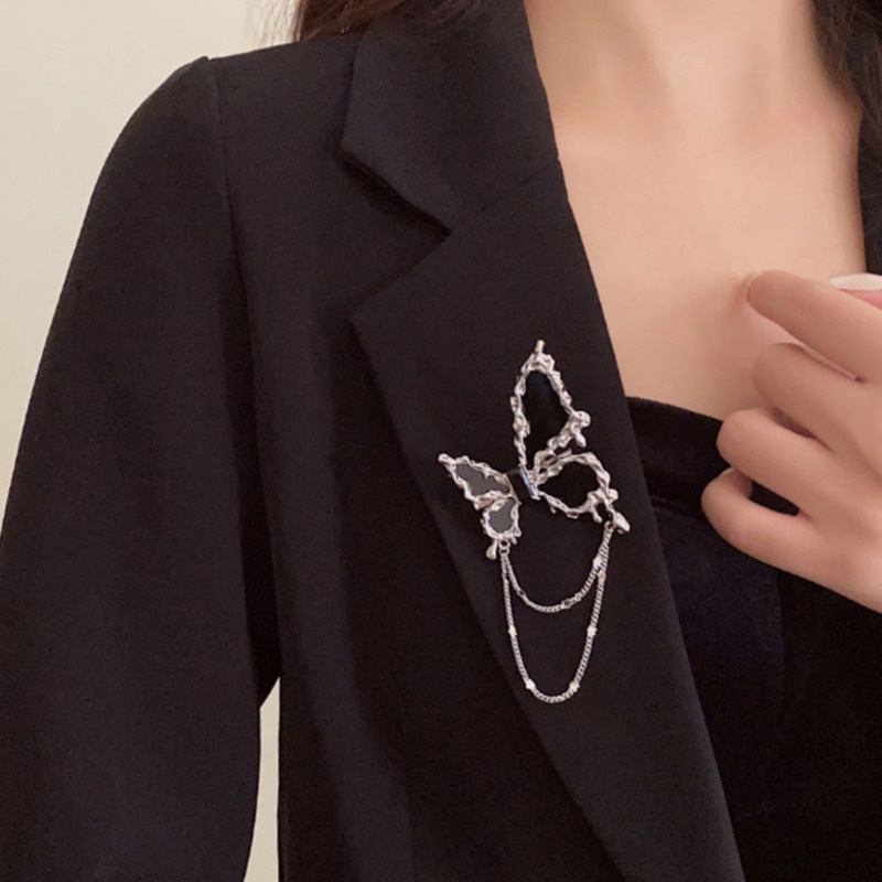 Trâm Cài Áo Hình Bướm Phong Cách retro Hàn Quốc Cao Cấp Thời Trang Thường Ngày Và Cá Tính Dành Cho Nữ niche