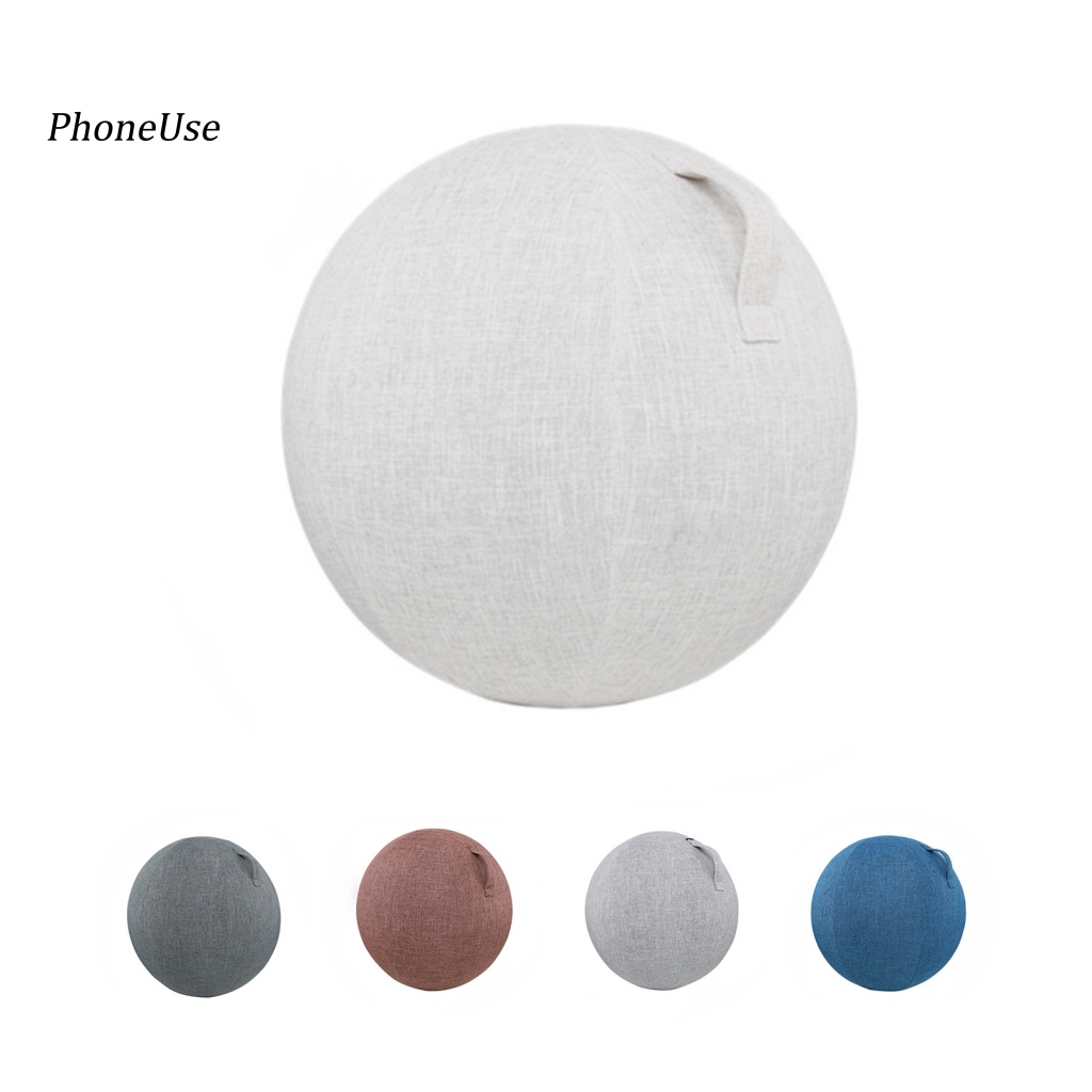 Pu Vỏ Bọc Bóng Tập Yoga Bằng Cotton Dệt Kim Chống Trượt / Bụi Bẩn Tiện Dụng Cho Gia Đình