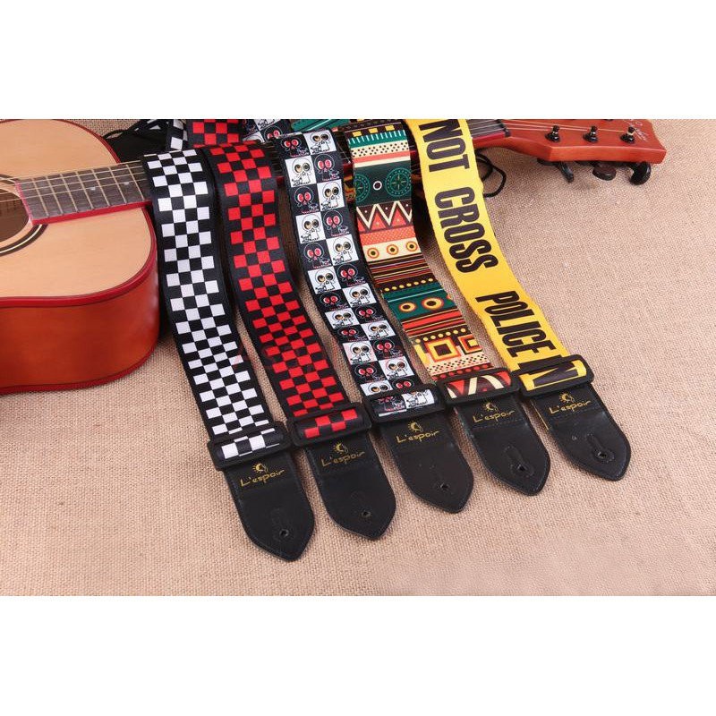 Dây Đeo Đàn guitar 1-20 Họa Tiết Dễ Thương