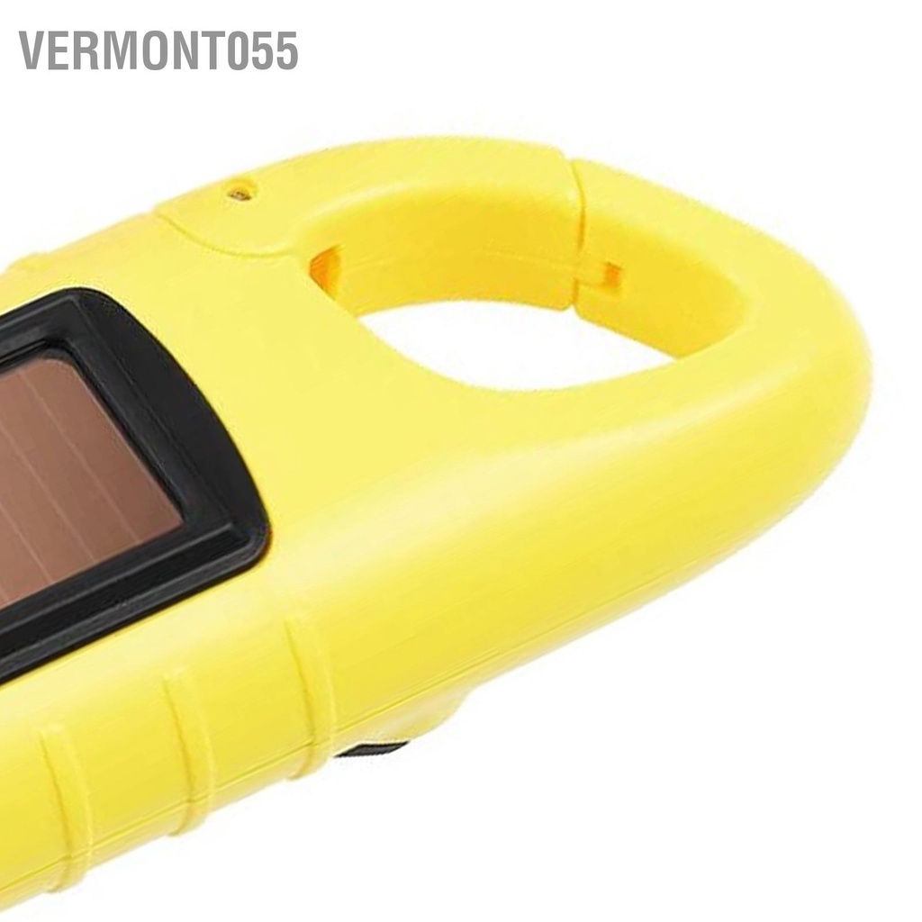 Vermont055 Đèn Pin LED Di Động Đa Năng Sạc Lượng Mặt Trời Bằng Tay Phát Điện Cho Cắm Trại Khẩn Cấp