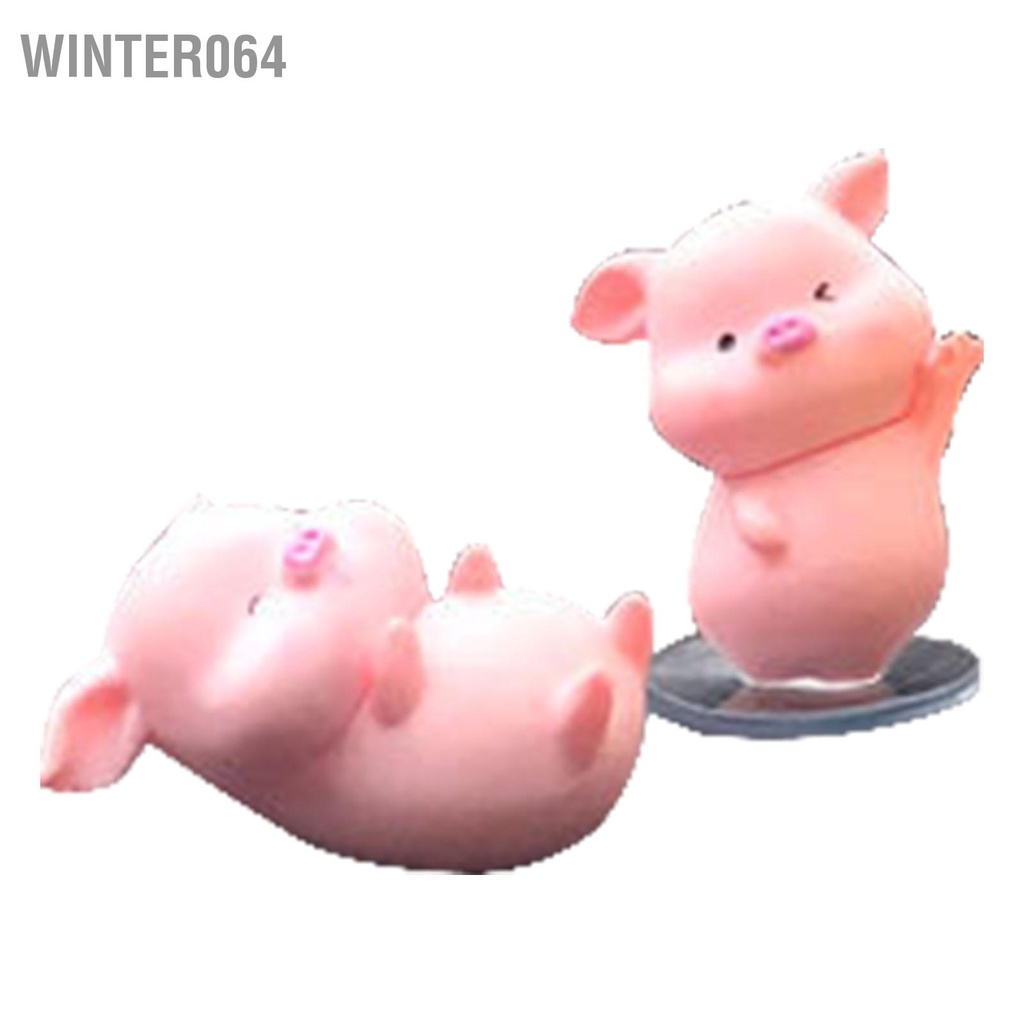 Winter064 Đồ Trang Trí Ô Tô Hình Heo Con Dễ Thương Đế Nhớt Máy Tính Để Bàn Cho Gia Đình Nhà Hàng Văn Phòng