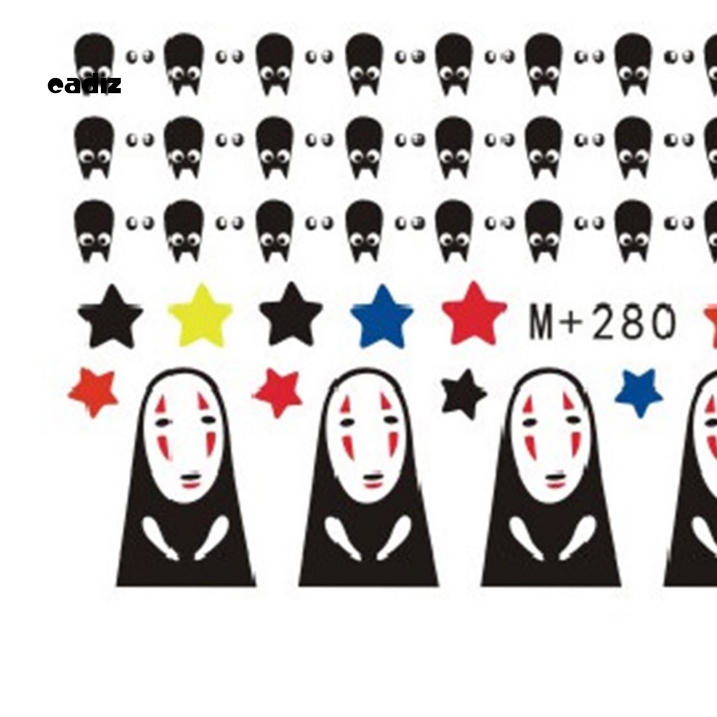 Miếng Dán Trang Trí Móng Tay Họa Tiết Halloween Độc Đáo