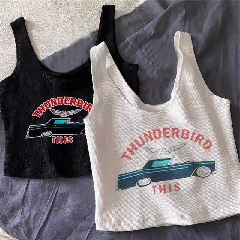 Áo Hai Dây Dệt Kim Nhỏ Mặc Ngoài Trời Bán Chạy Thời Trang Mùa Hè Cho Nữ